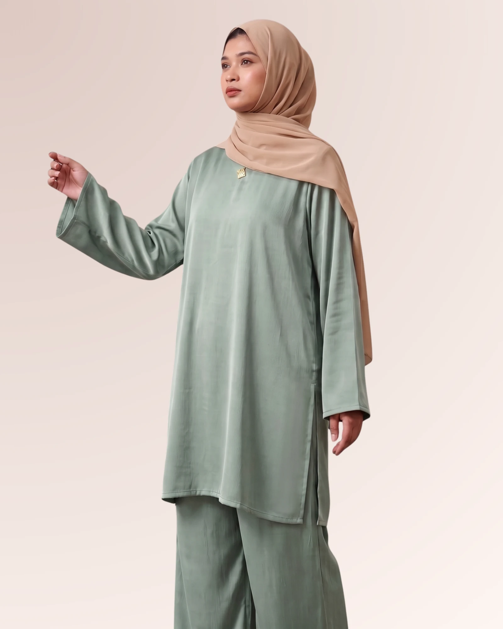 Rawda Co-ord Sets | Mint Green