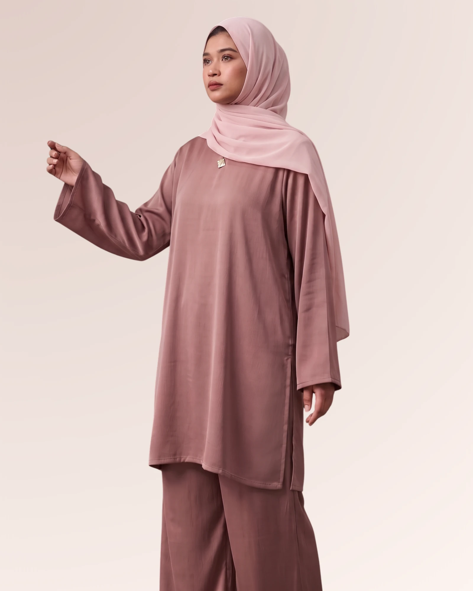 Rawda Co-ord Sets | Rose Taupe